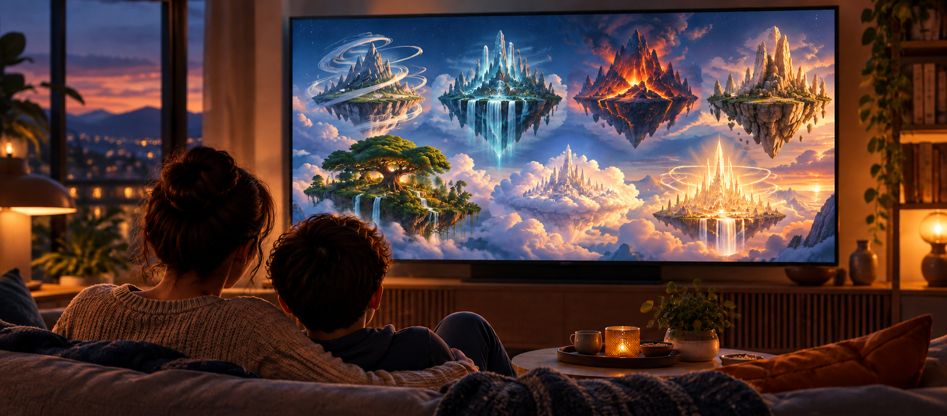 AI-generated editorial illustration for Avatar: Seven Havens. The original fantasy scene is not an actual screenshot.